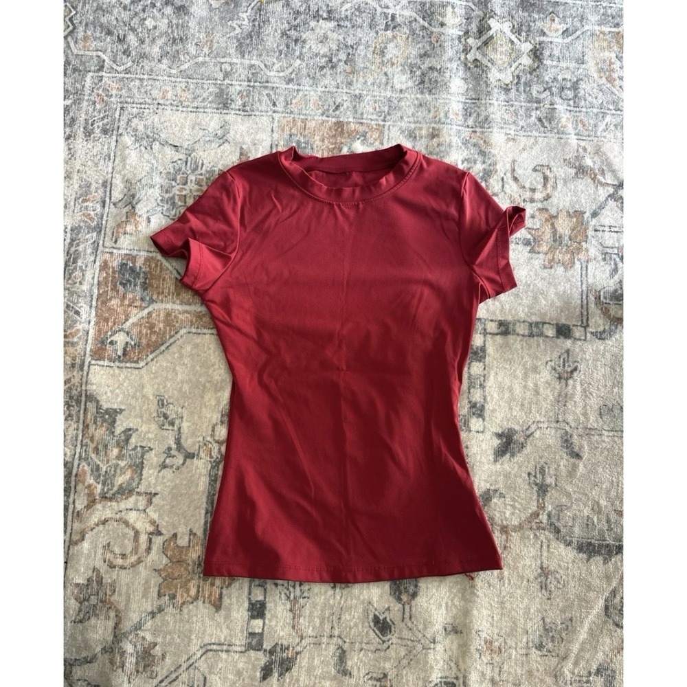 Women's Red Athletic Top